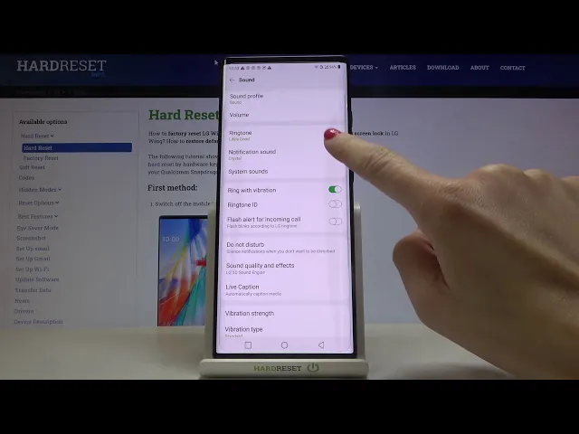 Video thumbnail for How to Change Ringtone on LG Wing – Set Up Ringtone
