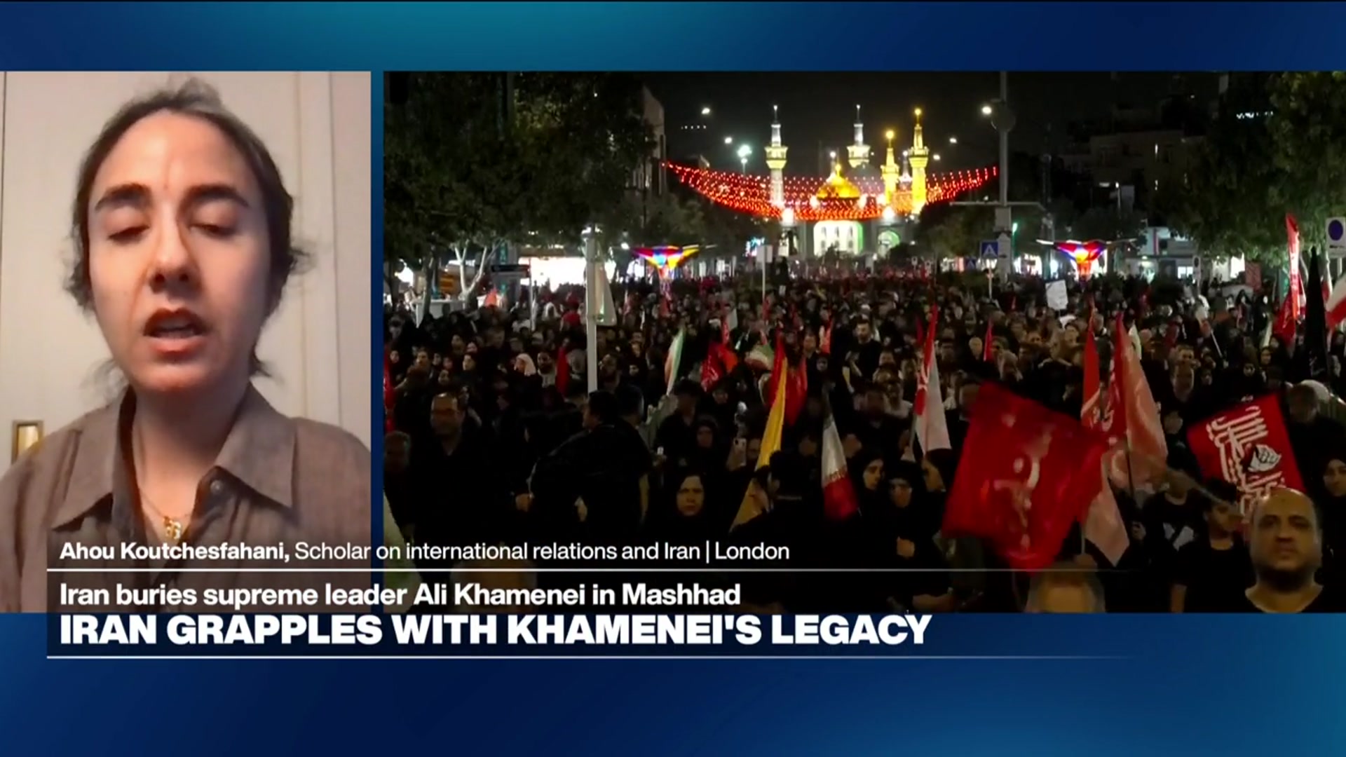 Video thumbnail for Behind Khamenei’s funeral, Iran’s bid to show strength