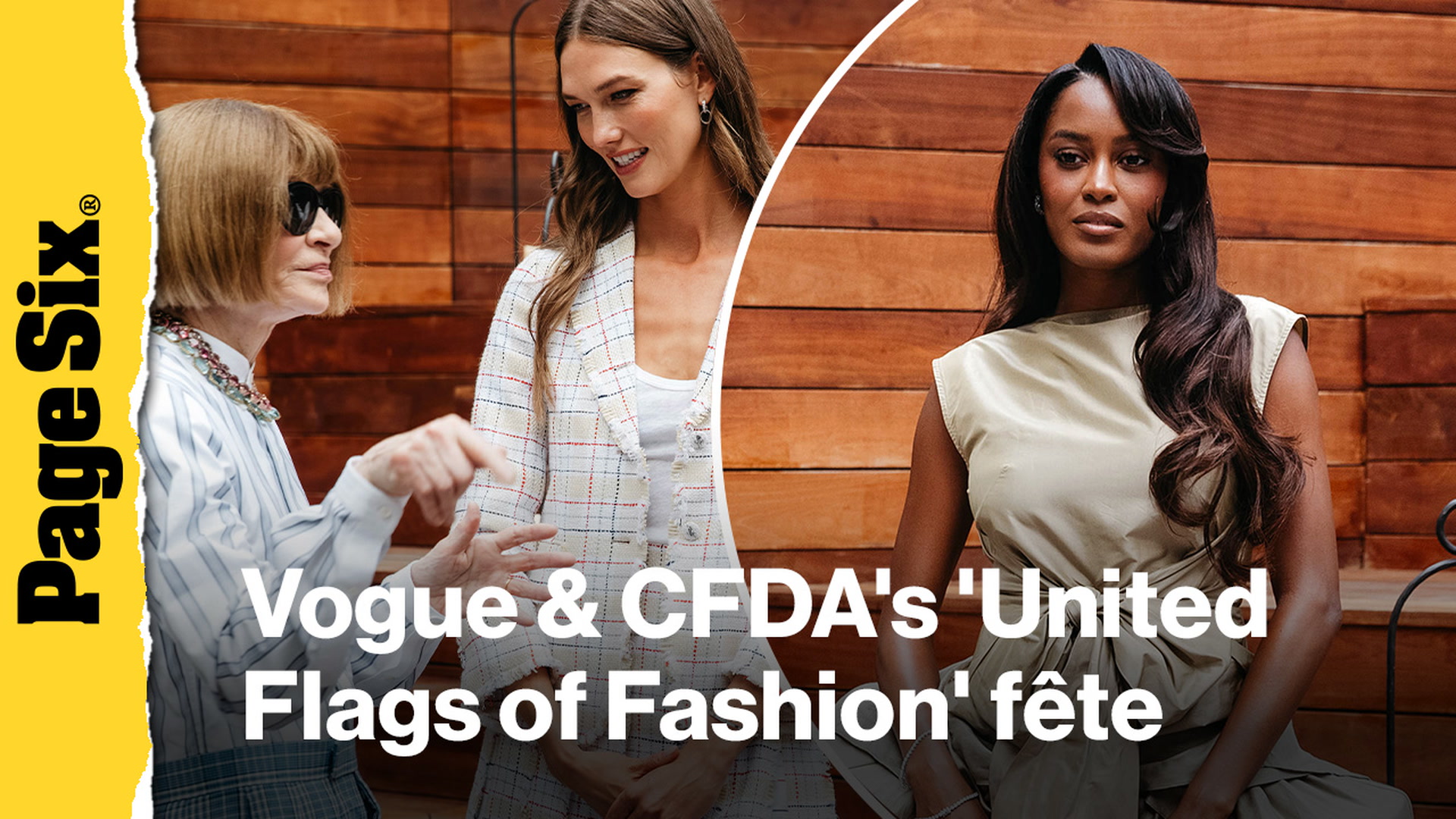 Video thumbnail for Inside Vogue and the CFDA's 'United Flags of Fashion' fête