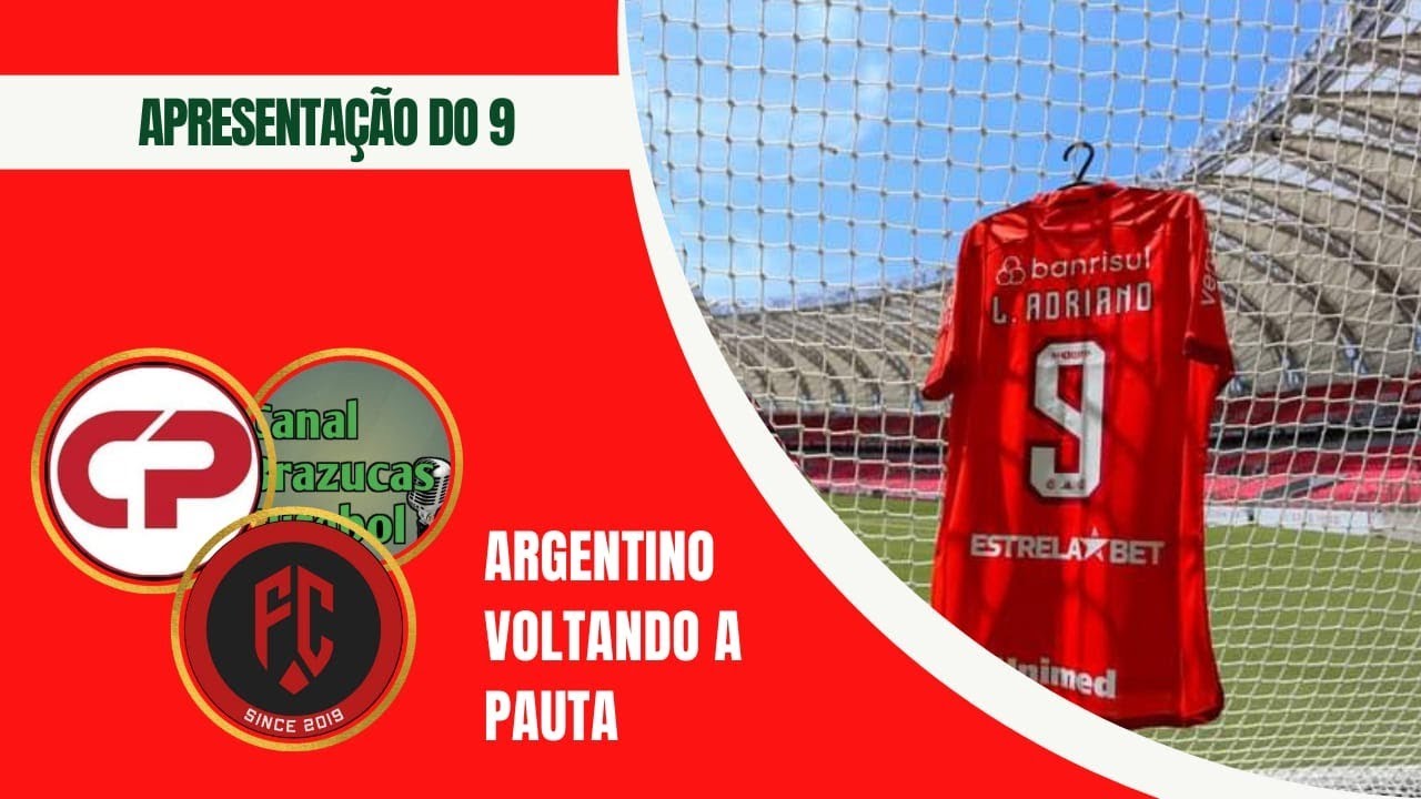 Video thumbnail for Apresentação do camisa 9, Argentino no radar ?, projeção para o grenal