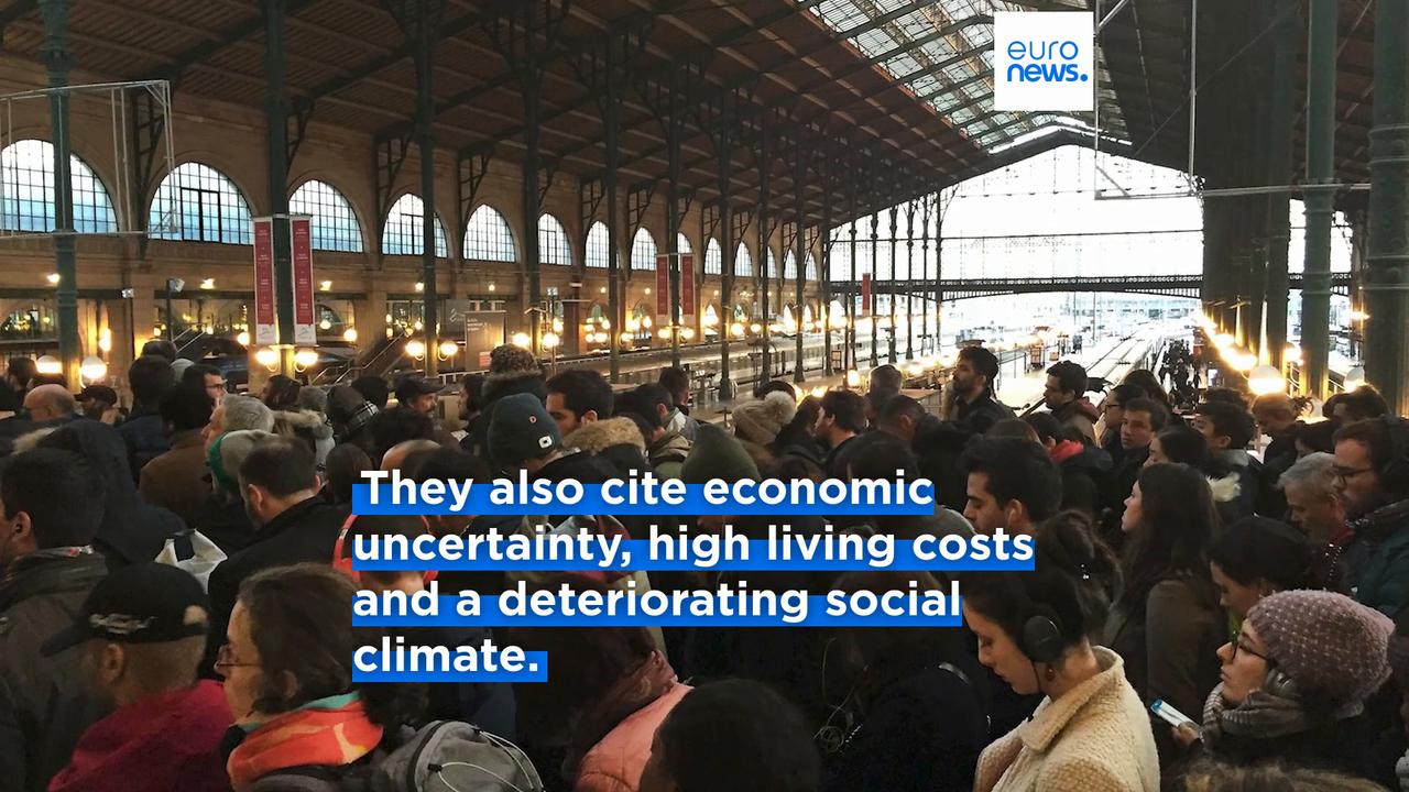 Video thumbnail for In 2025, French people's desire to leave the country reached an all-time high