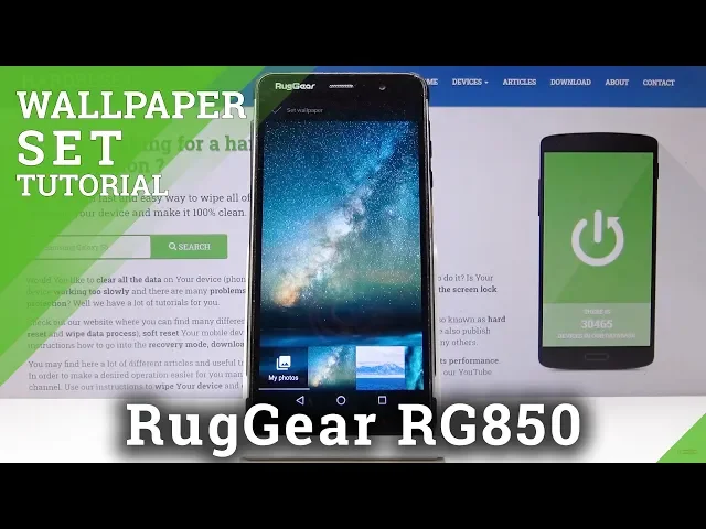Video thumbnail for How to Change Wallpaper in RUGGEAR RG850 – Desktop Update