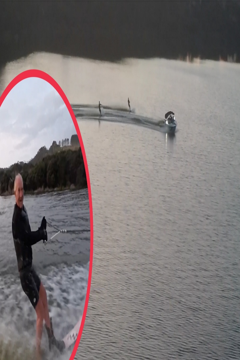 Video thumbnail for Oldest waterskier (male) - Bryan Murray at the age of 94 years and 318 days old