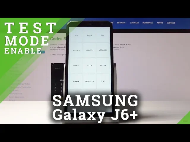 Video thumbnail for Test Mode SAMSUNG Galaxy J6+ - Diagnostic Mode / Hardware Test