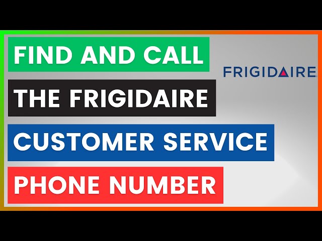 Video thumbnail for How To Find And Call The Frigidaire Customer Service Phone Number? [in 2026]