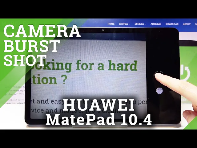 Video thumbnail for How to Use Continuous Shooting Mode on HUAWEI MatePad 10.4 New Edition - Burst Mode On Huawei Tablet