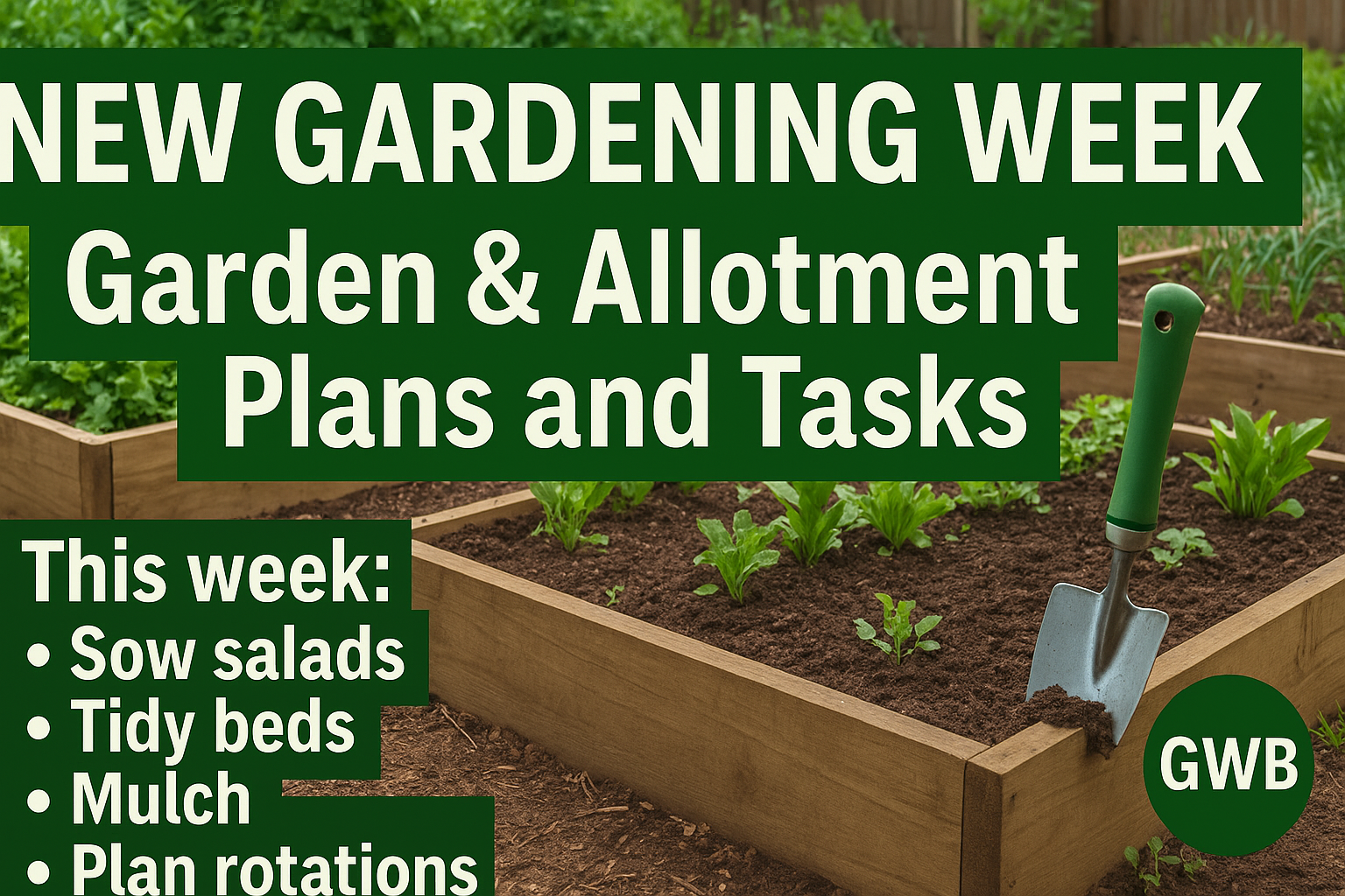 Video thumbnail for 🎥 ✅ New Gardening Week Tasks 🌿🗓️ | Essential Allotment & Garden Plans 🌱✨