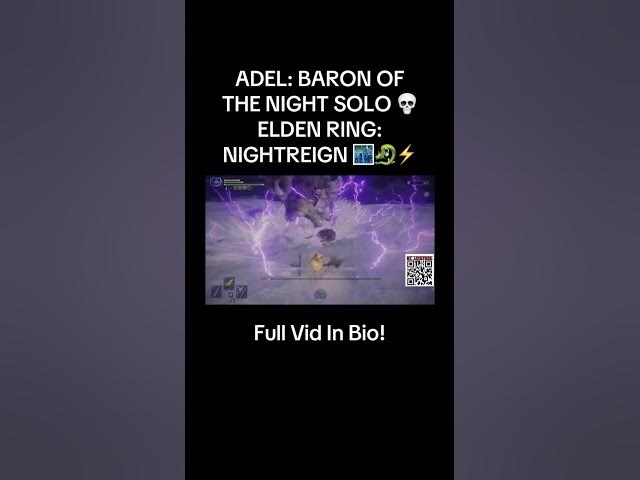 Video thumbnail for VS ADEL: BARON OF THE NIGHT #eldenring #gaming #eldenringgameplay