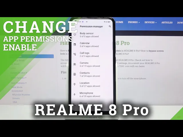 Video thumbnail for How to Manage App Permissions in REALME 8 Pro – Find Permission Section