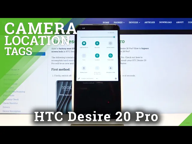 Video thumbnail for How to Enable Camera Location Tags in HTC Desire 20 Pro