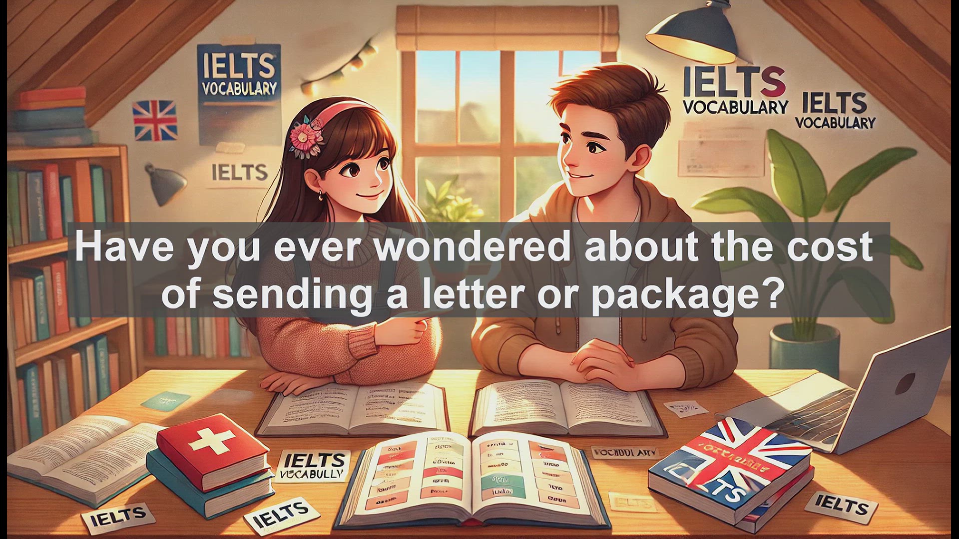 'Video thumbnail for 2500 Must Know IELTS 6.5 Vocabulary - Postage: Understanding the Cost of Sending Mail'