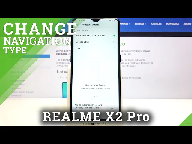 Video thumbnail for How to Change Navigation Buttons to Gestures on REALME X2 Pro – Enter Navigations Options