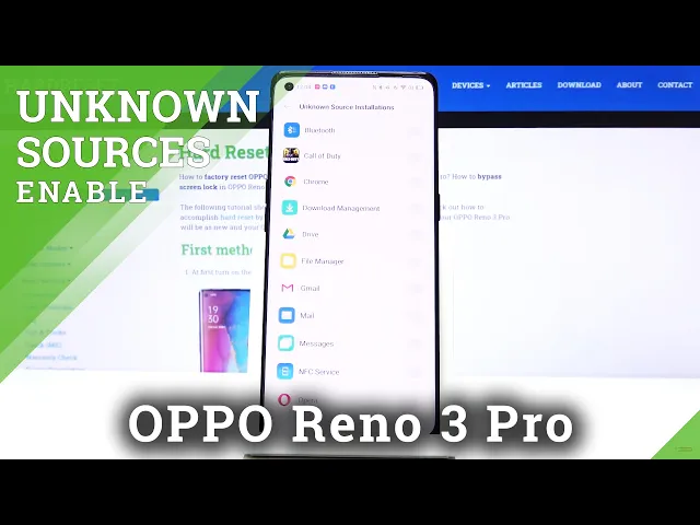 Video thumbnail for How to Allow App Installation in OPPO Reno 3 Pro – Unknown Sources