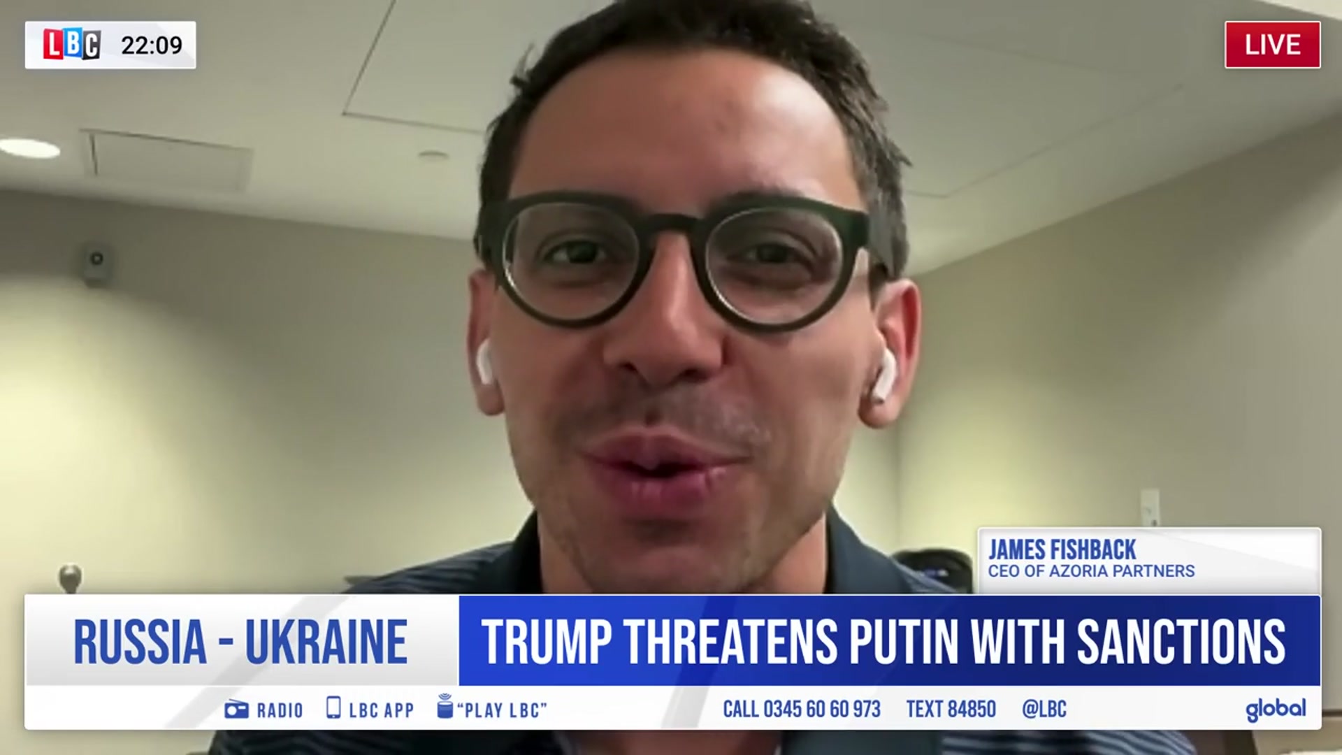 'Video thumbnail for Russia-Ukraine: Donald Trump 'has had enough' of Putin | LBC'