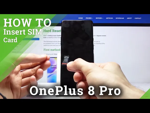 Video thumbnail for How to Insert SIM Card to OnePlus 8 Pro – Input Nano SIM Card