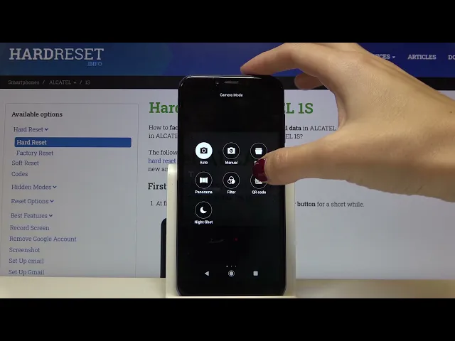 Video thumbnail for Allow Camera to Scan QR Codes - ALCATEL 1S and Camera Settings