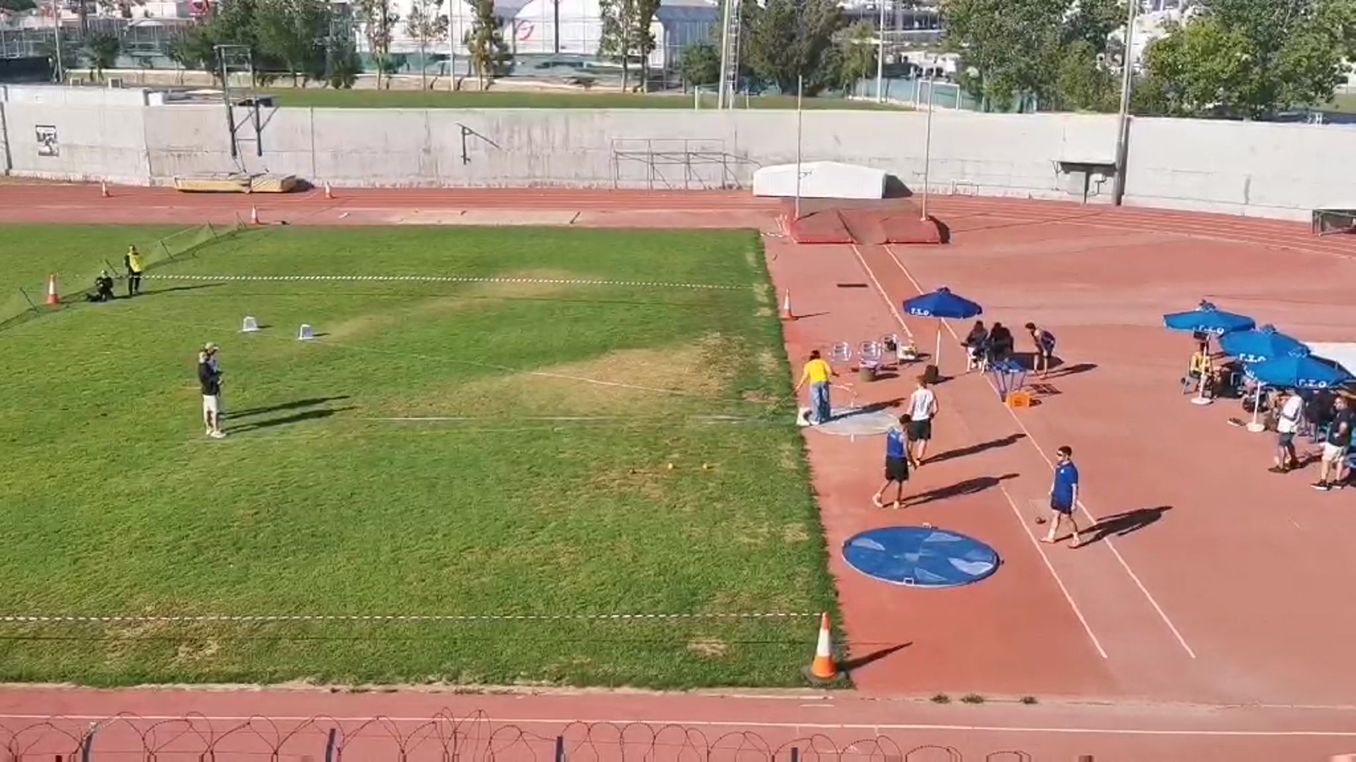 Video thumbnail for Shot put 12.74 pb competition throw 2nd place