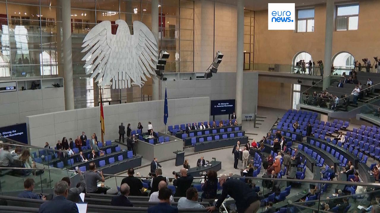 Video thumbnail for German Chancellor Merz hints at possible cabinet reshuffle after top CDU figure resigns