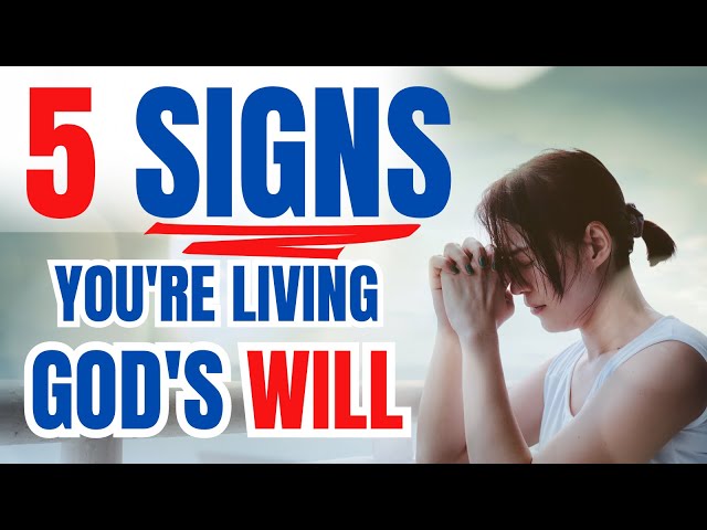 Video thumbnail for MORNING PRAYER  -  5 SIGNS YOU'RE WALKING IN GOD'S WILL
