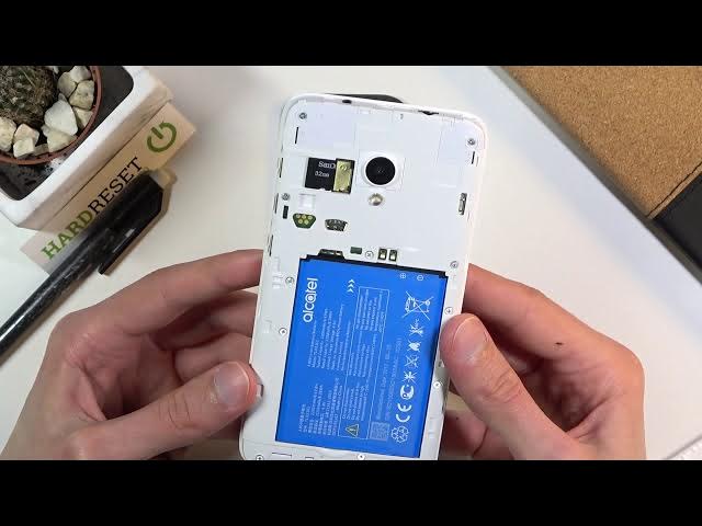 Video thumbnail for How to Insert SIM and SD Card to ALCATEL U5 HD – Input SIM and SD Card