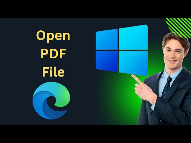 'Video thumbnail for How to Open a PDF File using Microsoft Edge Browser on Windows 10 | GearUpWindows Tutorial'