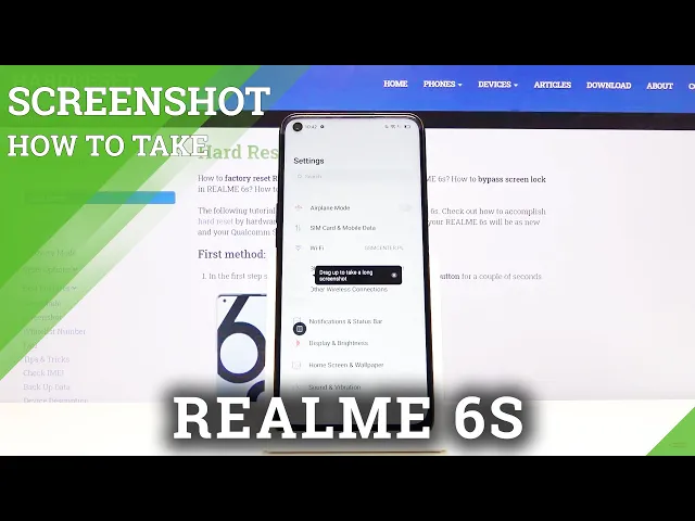 Video thumbnail for REALME 6s Screenshot Instructions