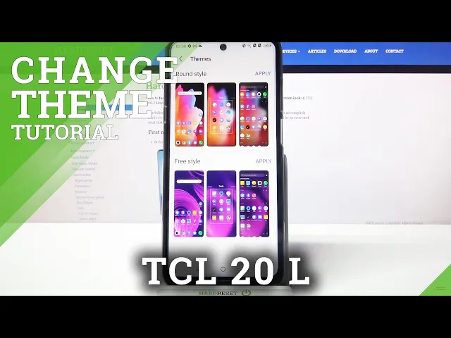 Video thumbnail for How to Change Device Theme on TCL 20 L - Personalize TCL Theme