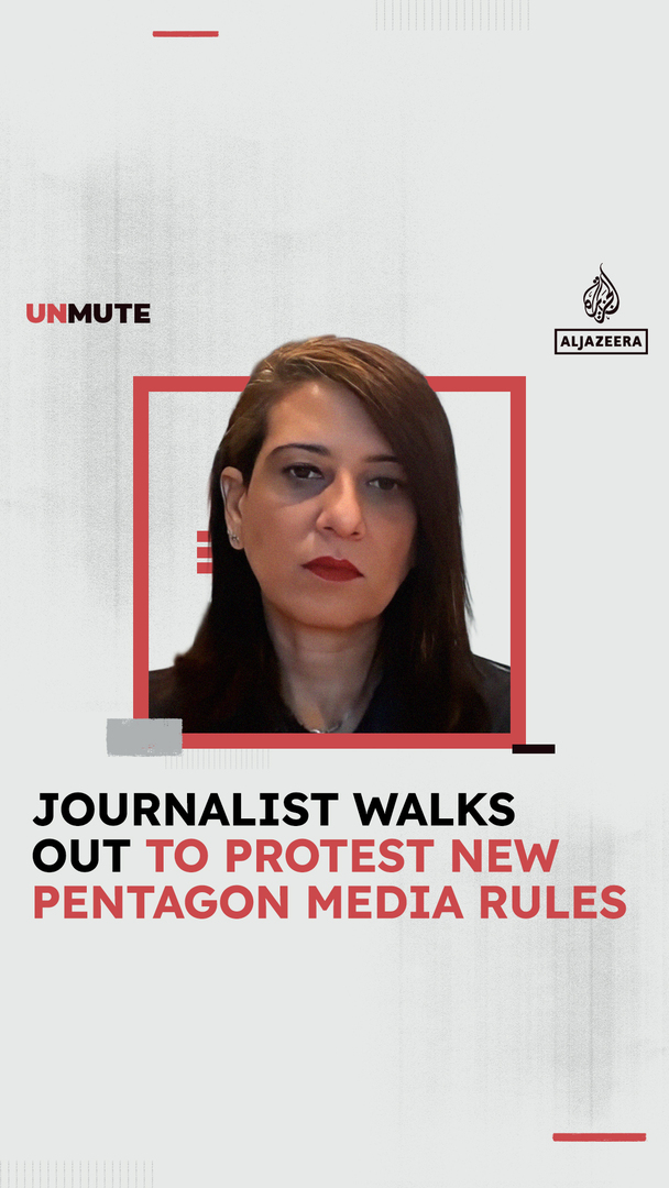 'Video thumbnail for Almost all journalists who cover the Pentagon reject new US restrictions'