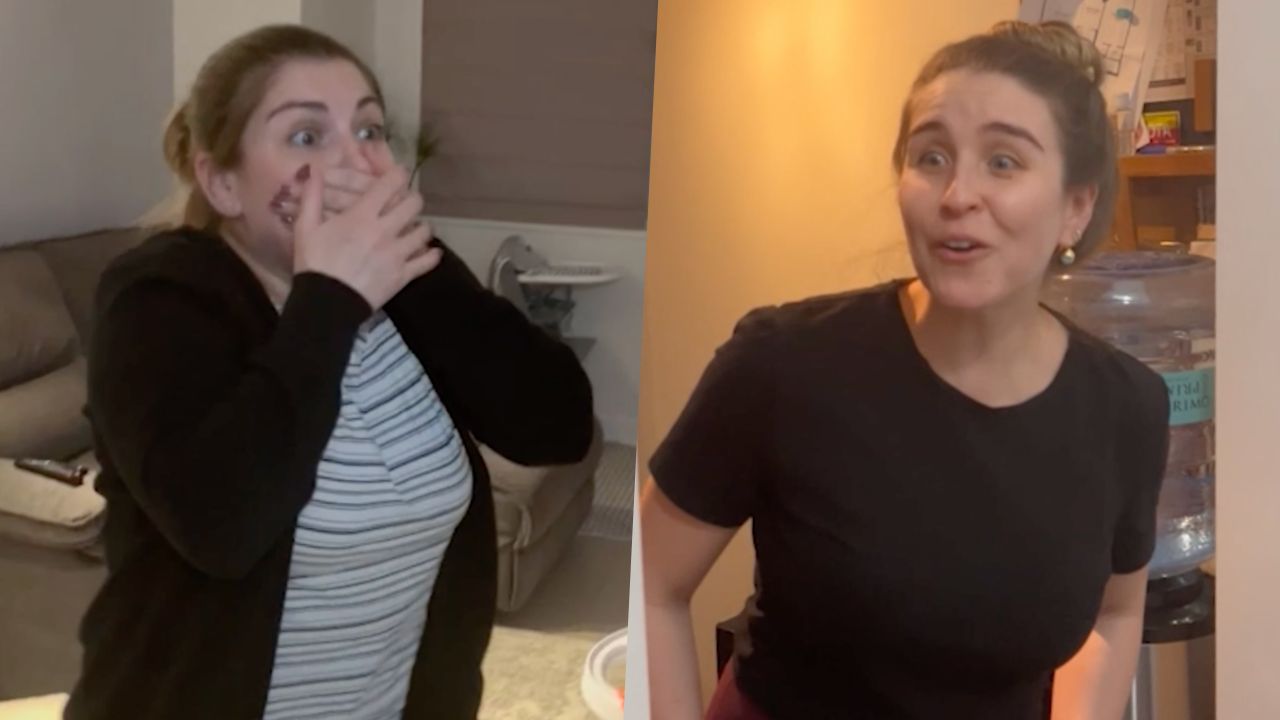 Video thumbnail for Girl Finally Surprises Sisters In New York To Fulfill 22-Year Dream