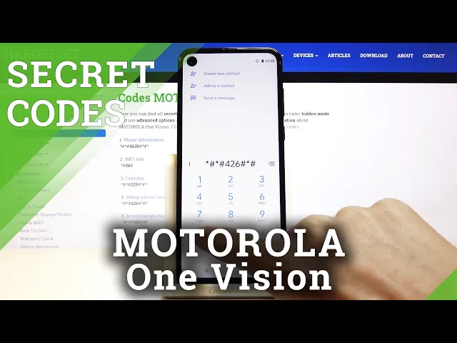 Video thumbnail for Secret Codes for MOTOROLA One Vision – Advanced MOTOROLA Modes