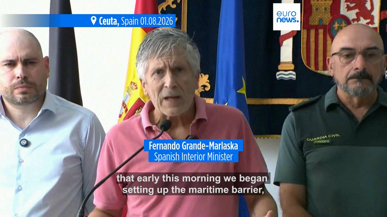 Video thumbnail for Situation in Ceuta 'almost entirely reversed' as death toll climbs to 67, Spain says