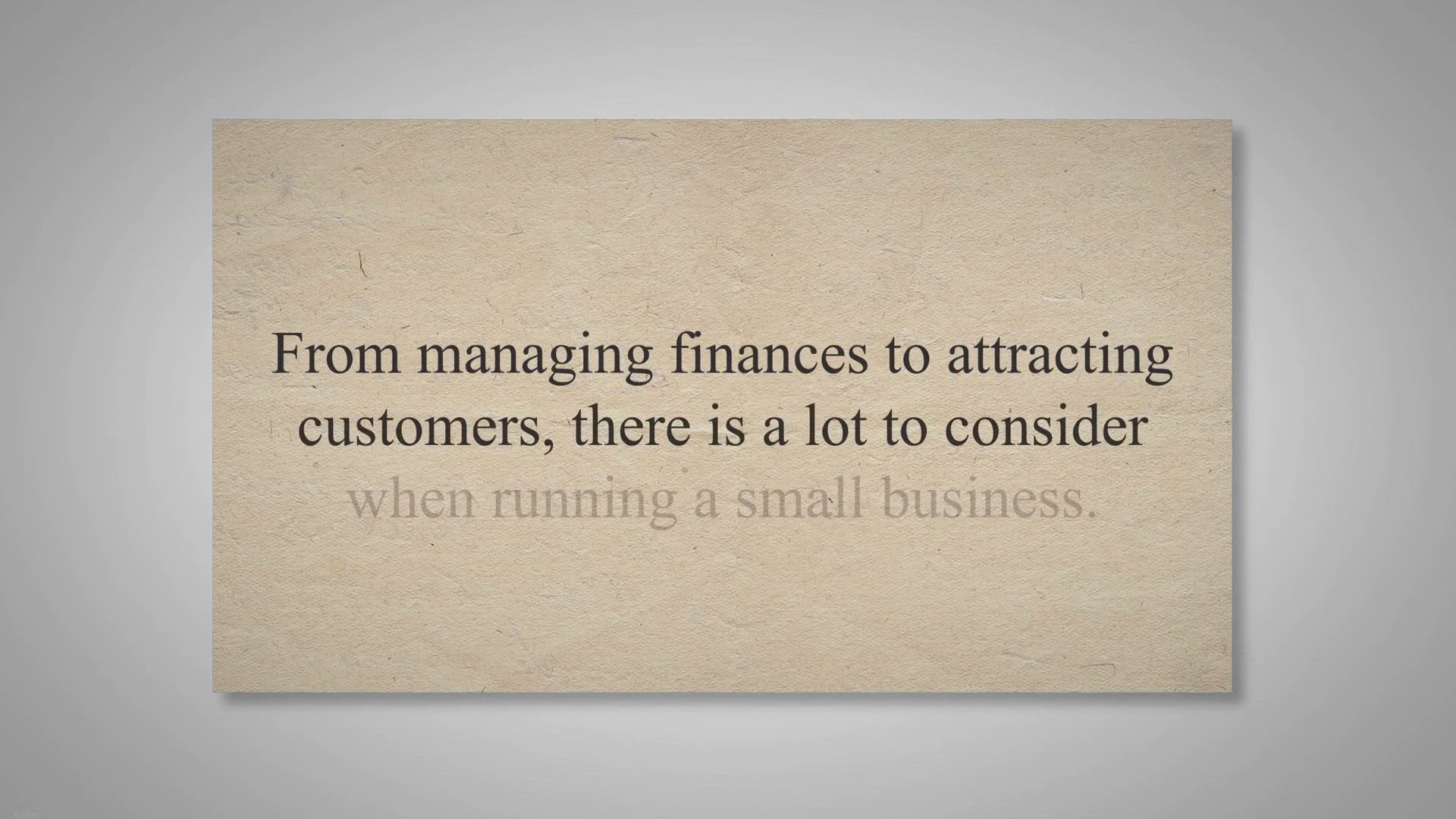 Video thumbnail for The Essence of Insurance for Small Businesses.
