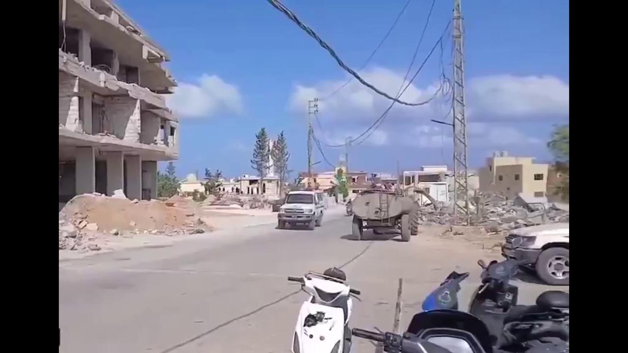 Video thumbnail for Lebanon: The army returns to its position in the Mashaa al-Mansouri area after withdrawing from it at dawn yesterday.