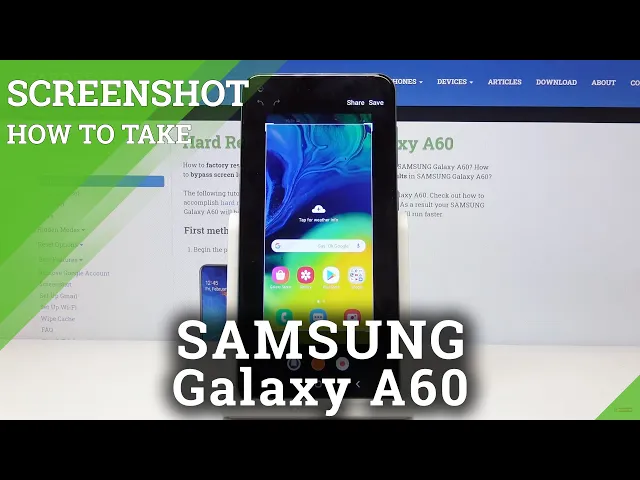Video thumbnail for How to Take Screenshot in Samsung Galaxy A60 – Capture Screen