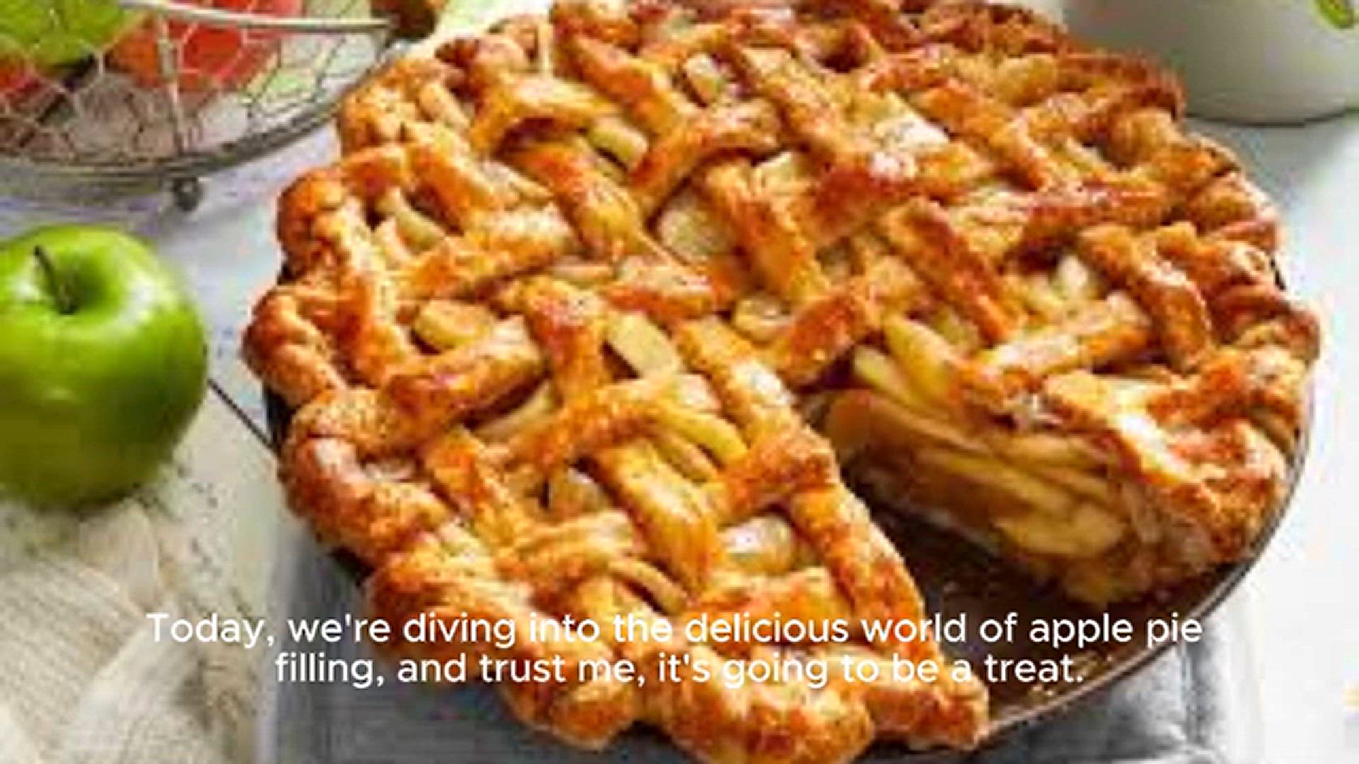 'Video thumbnail for Classic Apple pie filling recipe'