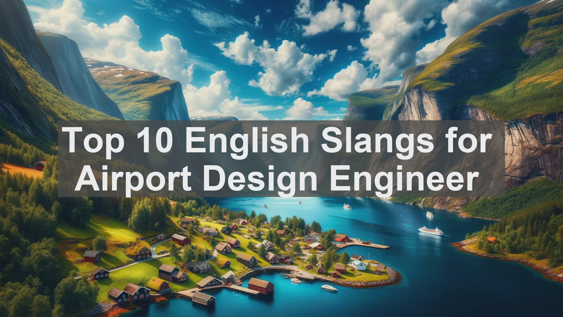 'Video thumbnail for Top 10 English Slangs for Airport Design Engineer'