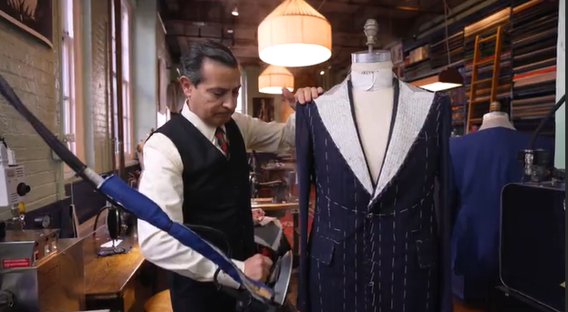 Video thumbnail for Made In: Craig Robinson New York creates custom-made suits by hand
