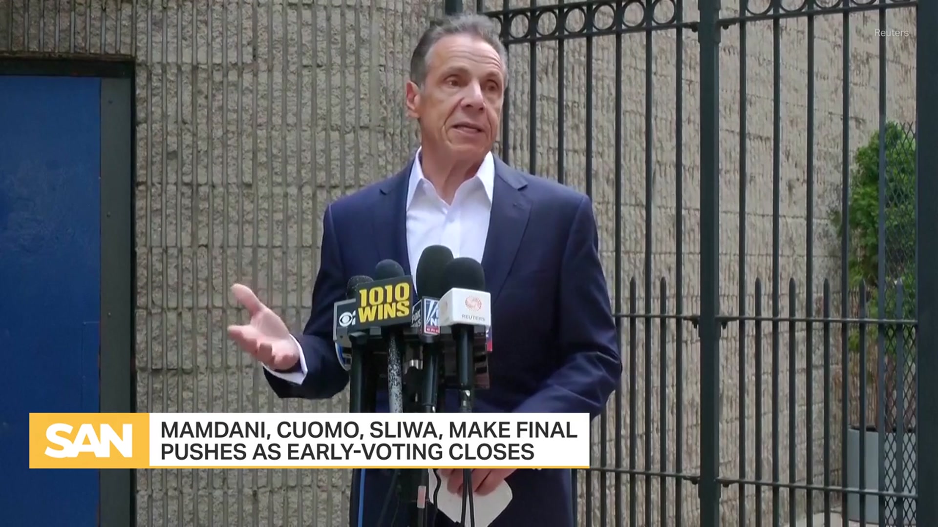 'Video thumbnail for Mamdani, Cuomo unleash attacks, as Trump weighs in on NYC mayoral race'