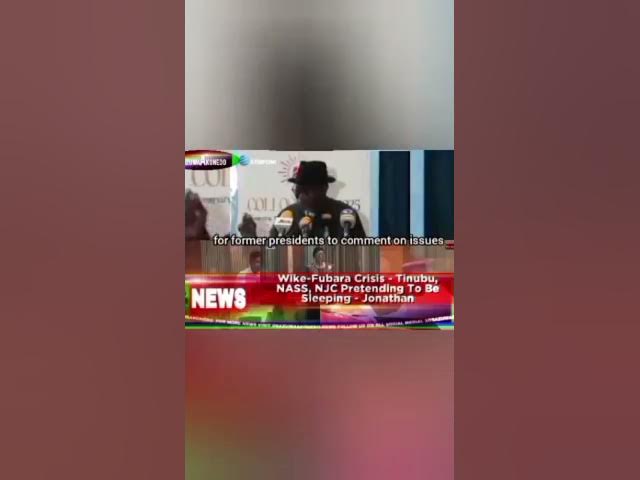 Video thumbnail for Wike-Fubara Crisis - Tinubu, NASS, NJC Pretending To Be Sleeping - Jonathan