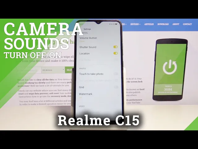 Video thumbnail for How to Mute Camera Sounds in Realme C15 – Disable or Enable Shutter Sound