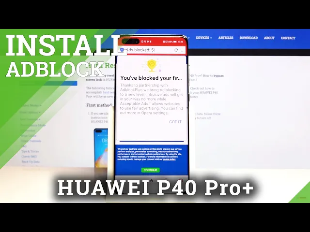 Video thumbnail for How to Block Ads in HUAWEI P40 Pro+ - Install AdBlock