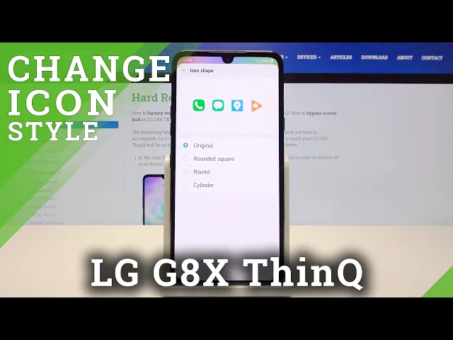 Video thumbnail for LG G8X ThinQ – Shortcuts Customization & Icons Shape Changing