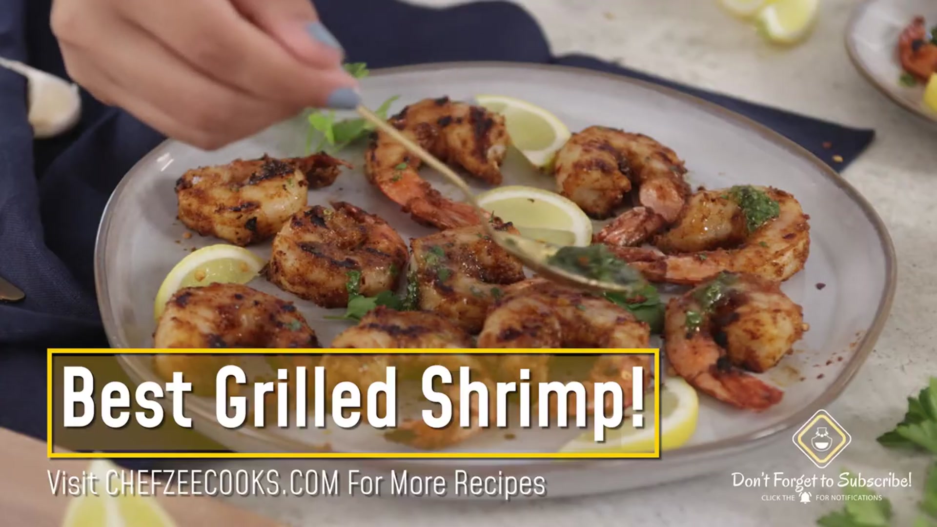 Video thumbnail for Unbelievable Grilled Shrimp Recipe Revealed Chef Zee Cooks Seafood (720P HD)