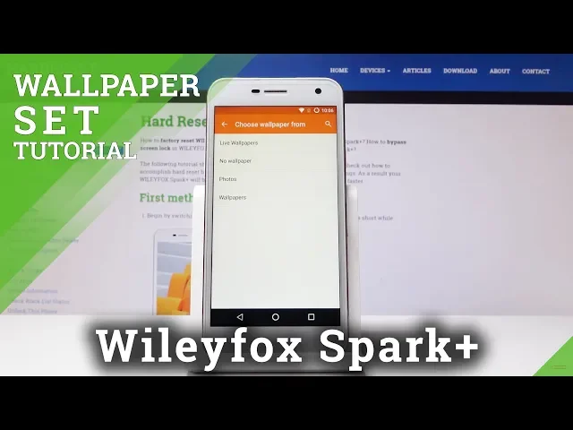 Video thumbnail for How to Change Wallpaper in Wileyfox Spark+ - Update Home Screen