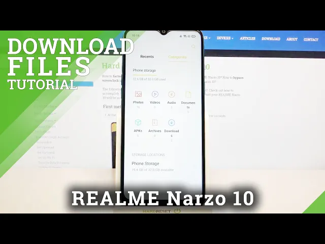 Video thumbnail for How to Find Downloaded Files on REALME Narzo 10 – Downloads Folder
