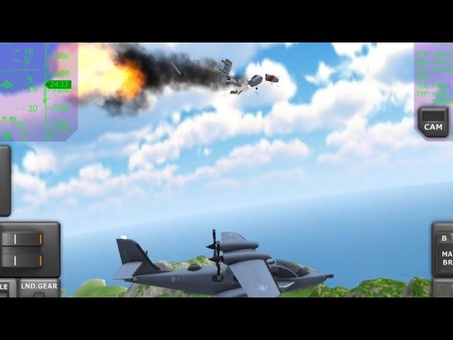 Video thumbnail for Being BOMBARDED with missiles - turbo prop flight sim