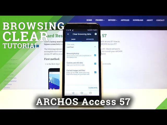 Video thumbnail for How to Clear Browser Data in ARCHOS Access 57 – Clean Browsing History / Erase Cookies