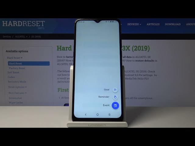 Video thumbnail for How to Add Event to Calendar in ALCATEL 3X 2019 – Use Calendar