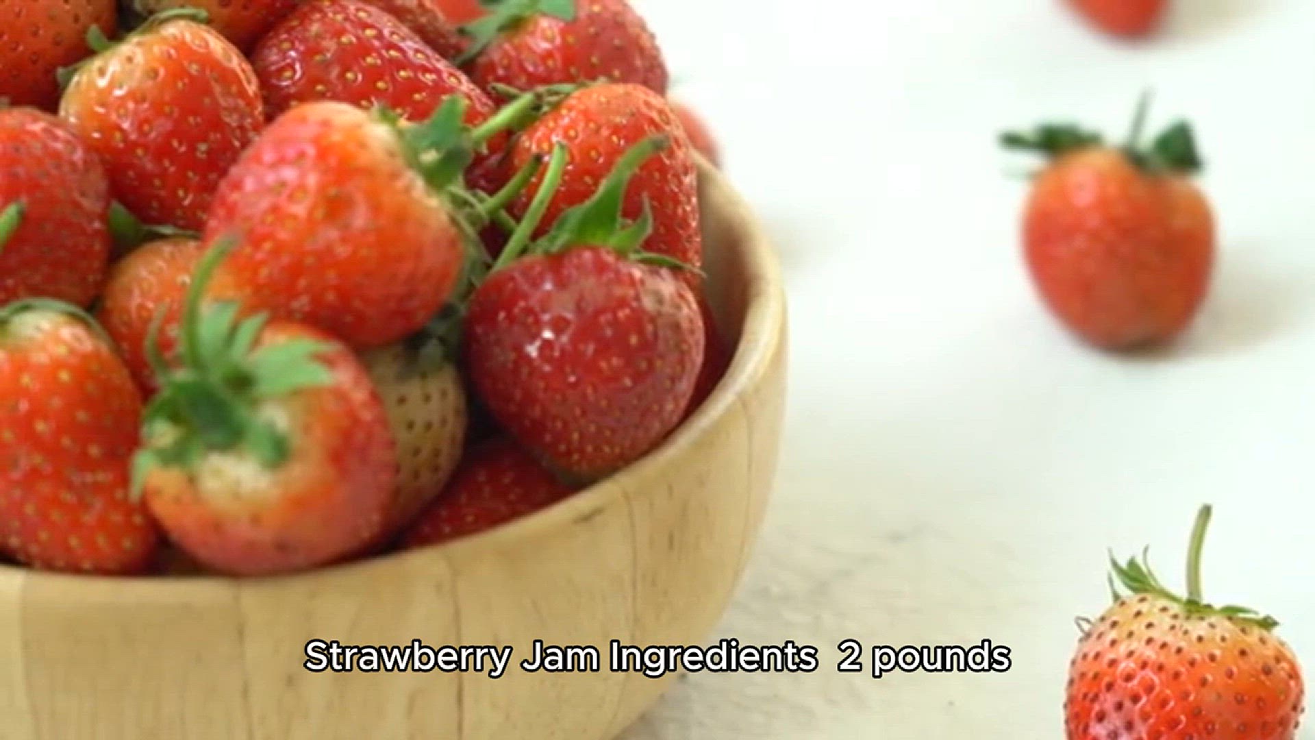 Video thumbnail for Strawberry jam recipe