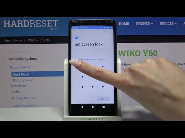 Video thumbnail for WIKO Y60 and Screen Lock Settings - Change Lock Method